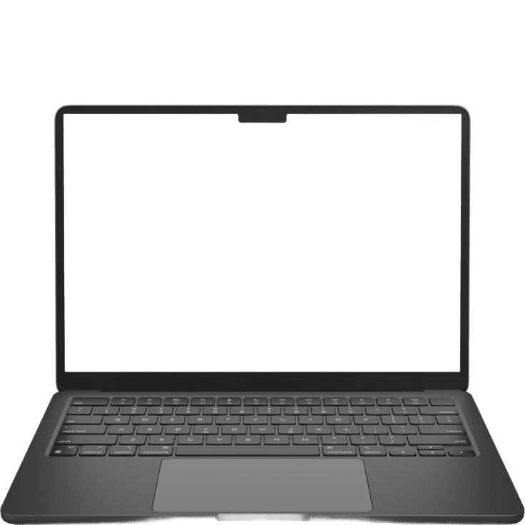 Laptop showcasing the Victory College LMS